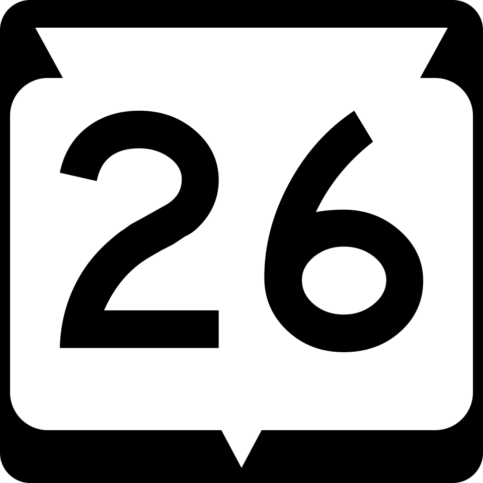 Wisconsin Highway 26 shield