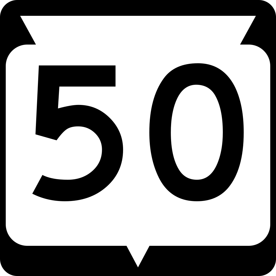 Wisconsin Highway 50 (75th Street) shield