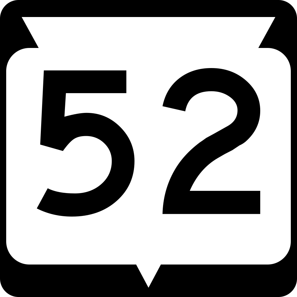 Wisconsin Highway 52 shield