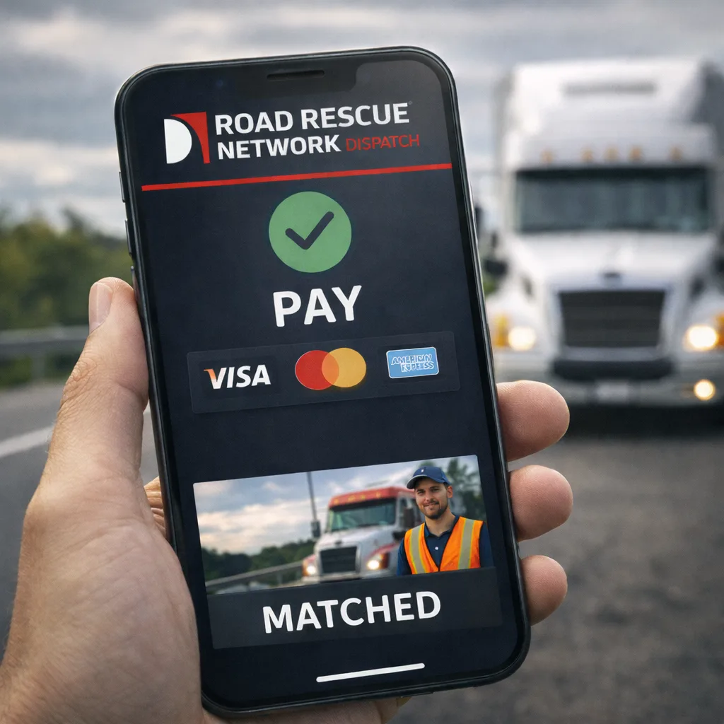 Payment screen confirming a matched job, settled on the platform.