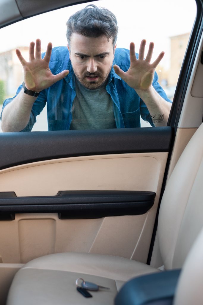 Locked out of vehicle.