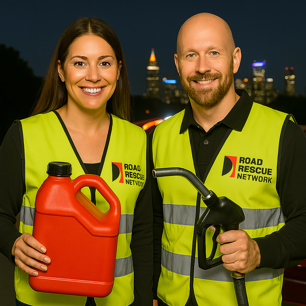 Team of rescuers who deliver gas.