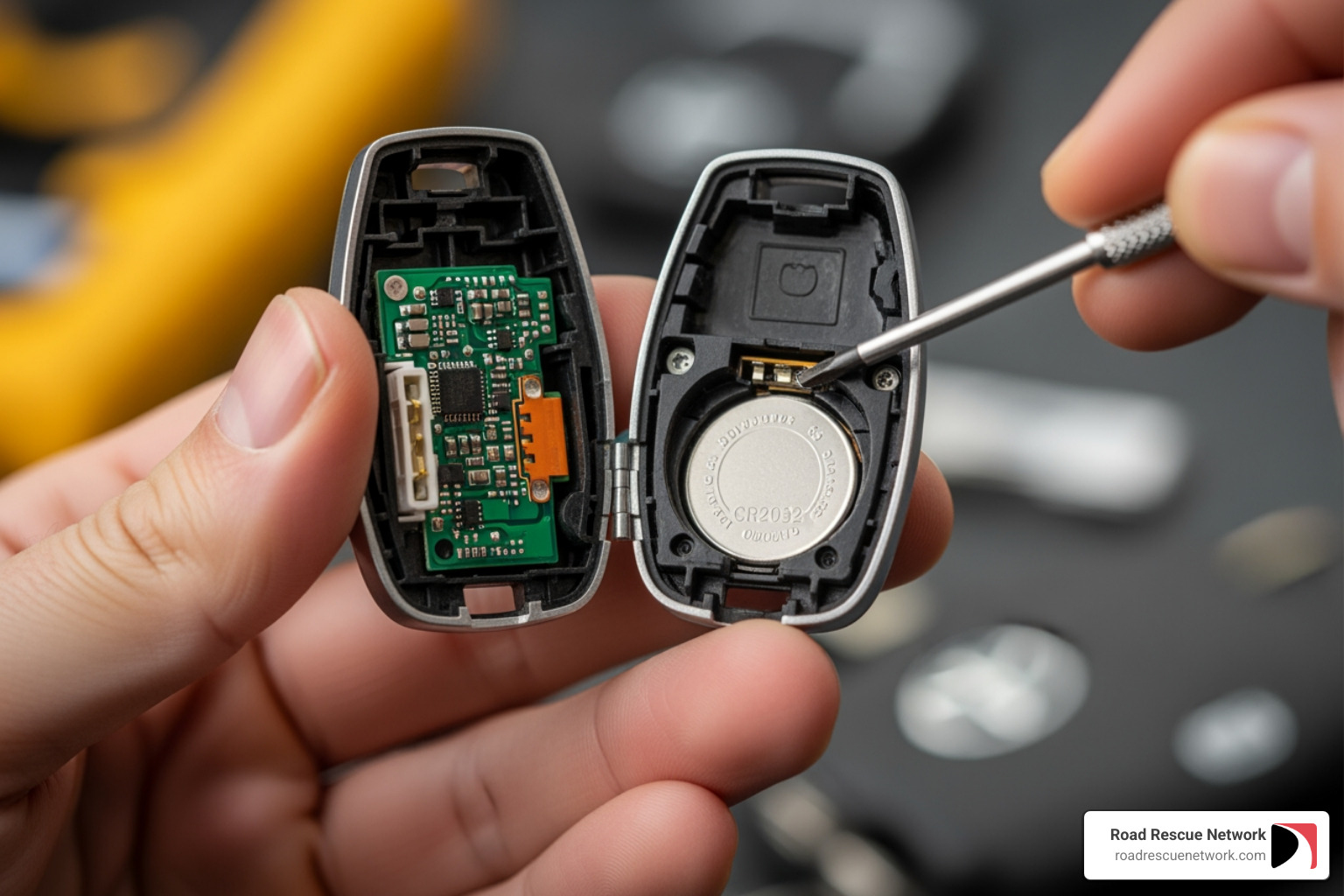 change battery in toyota key fob