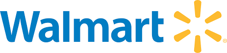 The Walmart logo featuring the word Walmart in blue letters, followed by a yellow spark symbol on a white background.