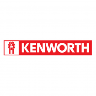 Kenworth logo on red background