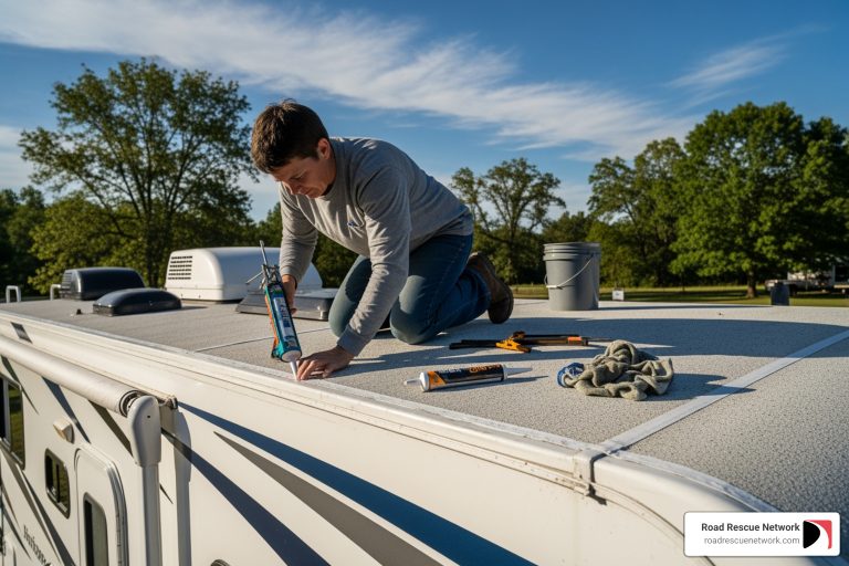 RV roof seal