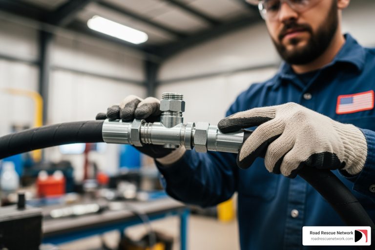 how to seal hydraulic fittings